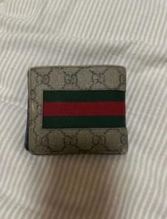 GUCCI 二つ折り財布 GGスプリーム シェリーラインのサムネイル