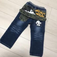 ベビードール★ミッキー切り替えパンツ90のサムネイル
