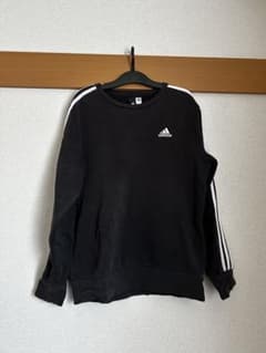adidas ブラック ストライプ トレーナーのサムネイル