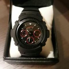 【超美品】G-SHOCK カシオ CASIO アナデジ  漆黒の闇 レッドアイのサムネイル