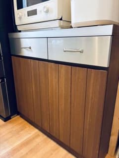 廃盤品unico STRADA ウニコストラーダキッチンボード食器棚 W900