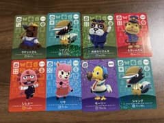 amiiboカード　8枚セット　あつまれどうぶつの森のサムネイル