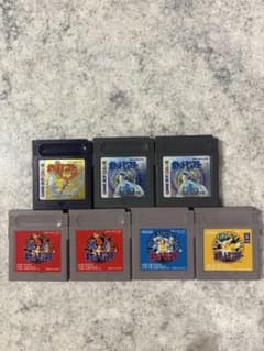 ポケットモンスター ゲームボーイソフト 7本セットのサムネイル