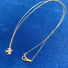 最終値下げ⭐︎人気⭐︎agate 幸せの鳥モチーフネックレス K18 - メルカリ
