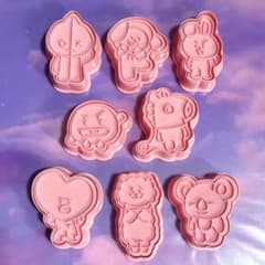 BTS BT21 귀여운 쿠키형 8개 세트