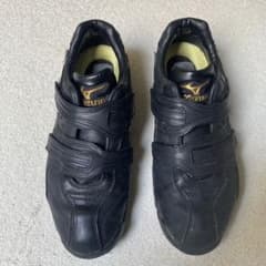 Mizuno 黒 トレーニングシューズ 27.0 廃盤 ミズノプロ 希少 野球のサムネイル