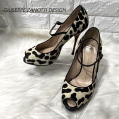 GIUSEPPE ZANOTTI DESIGN 펌프스 레오파드 레드 힐