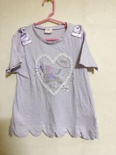 C’est gentil セジャンティ 半袖Tシャツ ラベンダー リボンのサムネイル