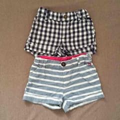 H&Mショートパンツ2着☆2〜3歳女の子のサムネイル