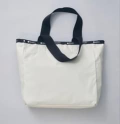 中古⭐︎レスポートサック アダムエロぺ リバーシブル 白×シルバー 中古⭐︎レスポートサック アダムエロぺ リバーシブル 白×シルバー