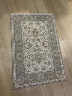 Perfect for summer! Antique Rococo style doormat with non-slip backing.