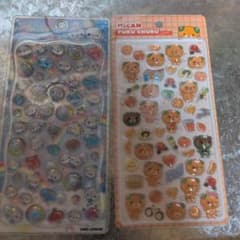 あわわちゃんプチドロップステッカー みきゃん　ぷくシールのサムネイル
