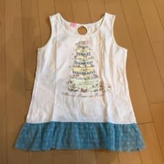mezzo piano ケーキプリント タンクトップ 160cm - 4