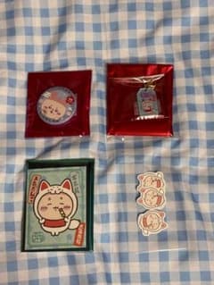 Chiikawa Mogumogu Honpo Kyoto Fushimi Inari Charm Sticker Can Badge
