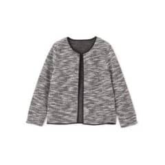 NATURAL BEAUTY BASIC　ツイーディーノーカラージャケットのサムネイル