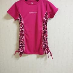 Converse 半袖Tシャツ ピンク 花柄 サイドドロストのサムネイル