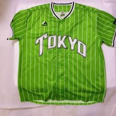 東京ヤクルトスワローズ　ユニフォーム　フリーサイズ　黄緑のサムネイル