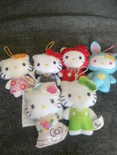 ハローキティ 50周年 マクドナルド ぬいぐるみ 6種セットのサムネイル