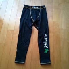 ATHLETA アスレタ ボトムス スキニー 140 ブラック サッカーのサムネイル