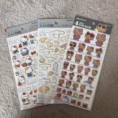 サンリオ 大人の図鑑シール キティ シナモロールのサムネイル