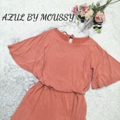 [AZUL by moussy] Women's Overalls, Orange, Size S, Slightly Imperfect