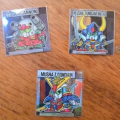 SDガンダム スナック メタリックシール 3枚セットのサムネイル