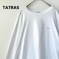 美品✨】タトラス SICADO シカード ロンT 長袖 圧着ロゴ 白 03 L 