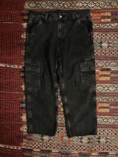 Levi's 568 ブラックカーゴデニム W34 L30のサムネイル