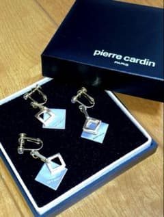 美品✨ピエールカルダン(Pierre Cardin)イヤリング スクエア 百貨店のサムネイル