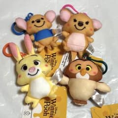 くまのプーさん デビュー100周年 くりっぴぃマスコット 4種セット