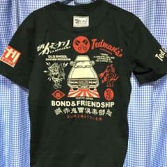 テッドマン  カミナリ Tシャツ used 美品 送料込。小排気量のサムネイル