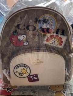 新品未使用　COACH　ピーナッツ　 スヌーピー コラボ　リュック　バックパックのサムネイル