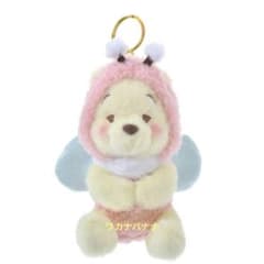 プーさん ぬいぐるみキーホルダー ピンク ミツバチ ディズニーストア