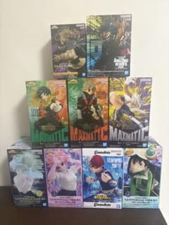 新品未開封ヒロアカフィギュア9体まとめデク爆豪轟ミルコトガ