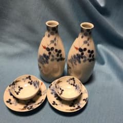 骨董　幻の元禄焼　(徳利と盃) 2客のサムネイル