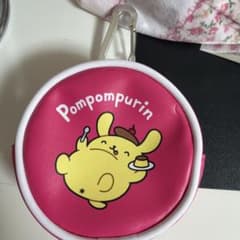 ポムポムプリン カラビナ付きポーチのサムネイル