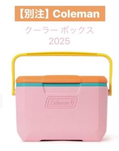 【新品未開封】BEAMS コールマンクーラーボックス　ピンク　テイク6のサムネイル