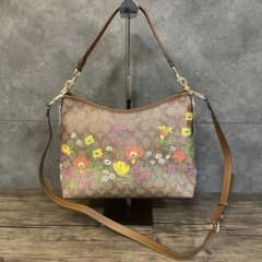 本日限定価格】COACH ショルダーバッグ フローラルプリントCR150 