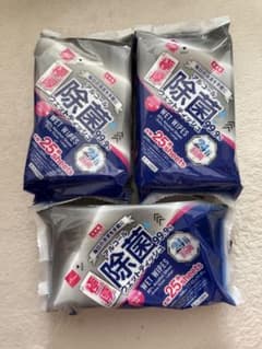 極厚 アルコール除菌ウェットティッシュ 大判 25枚入 3個セットのサムネイル