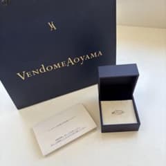 Vendome Aoyama ダイヤモンドリング 箱付き 保証書付き ショップ袋 