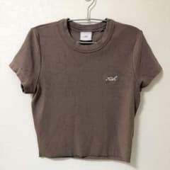 【pipi】Kith ロゴ刺繍 クロップドTシャツ ブラウン pipi様専用】Kith ロゴ刺繍 クロップドTシャツ ブラウン - メルカリ
