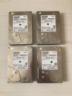 HDD 2TB 4台 ハードディスク 4個 合計8TB 3.5インチ 内蔵 - メルカリ
