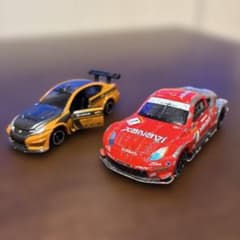 トミカ レクサス IS F CCS-R & ニッサン GT-R 2台セットのサムネイル