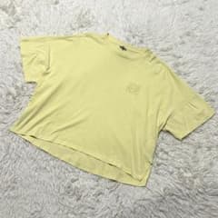 ロエベ アナグラム刺繍 オーバーサイズ Tシャツ プルオーバー S イエロー系 ロエベ アナグラム刺繍 オーバーサイズ Tシャツ プルオーバー S