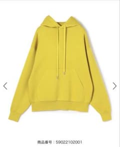 CABaN コットンカシミヤ パーカ イエロー - メルカリ