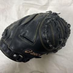 高*穂様 Asics 野球グローブ キャッチャーミット　少年軟式用のサムネイル