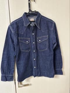 つぶいりしる子 様専用　THE FLAT HEAD インディゴデニムウエスタンのサムネイル