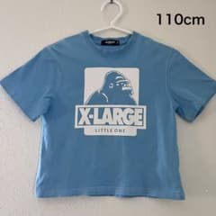 XLARGE KIDS Tシャツ ライトブルー 110cmのサムネイル