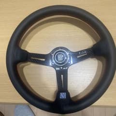 NARDI ステアリング カーボン調 レッドステッチ - メルカリ