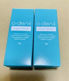 o-dent clear white オーデントクリア  ホワイト2個セットのサムネイル